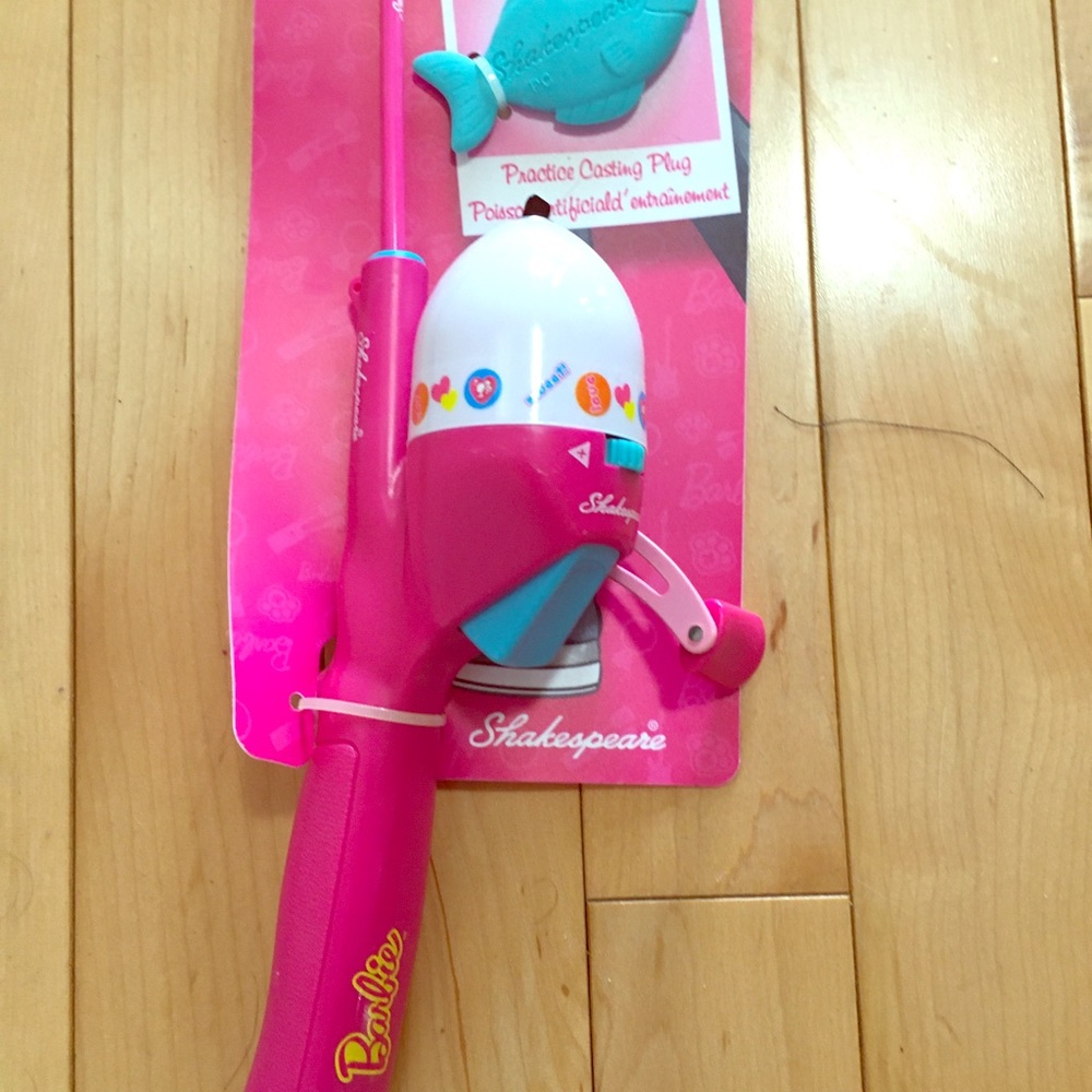 Barbie Spincast rod and reel